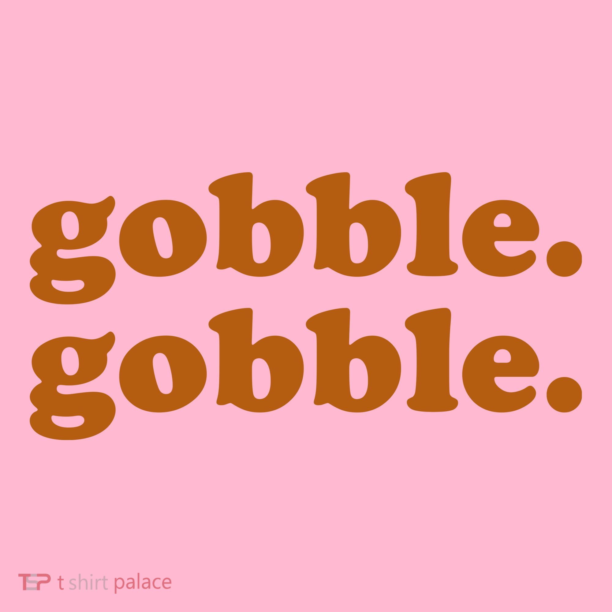 Gobble Gobble Thanksgiving Turkey Holiday Coaster