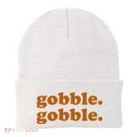 Gobble Gobble Thanksgiving Turkey Holiday Beanie thumb 0