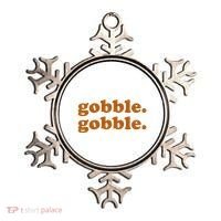 Gobble Gobble Thanksgiving Turkey Holiday Ornament thumb 0