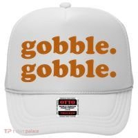 Gobble Gobble Thanksgiving Turkey Holiday Hat thumb 0