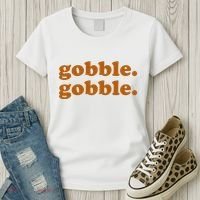Gobble Gobble Thanksgiving Turkey Holiday Women's T-Shirt thumb 3