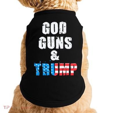 God Guns & Trump 2nd Amendment Doggie Tank