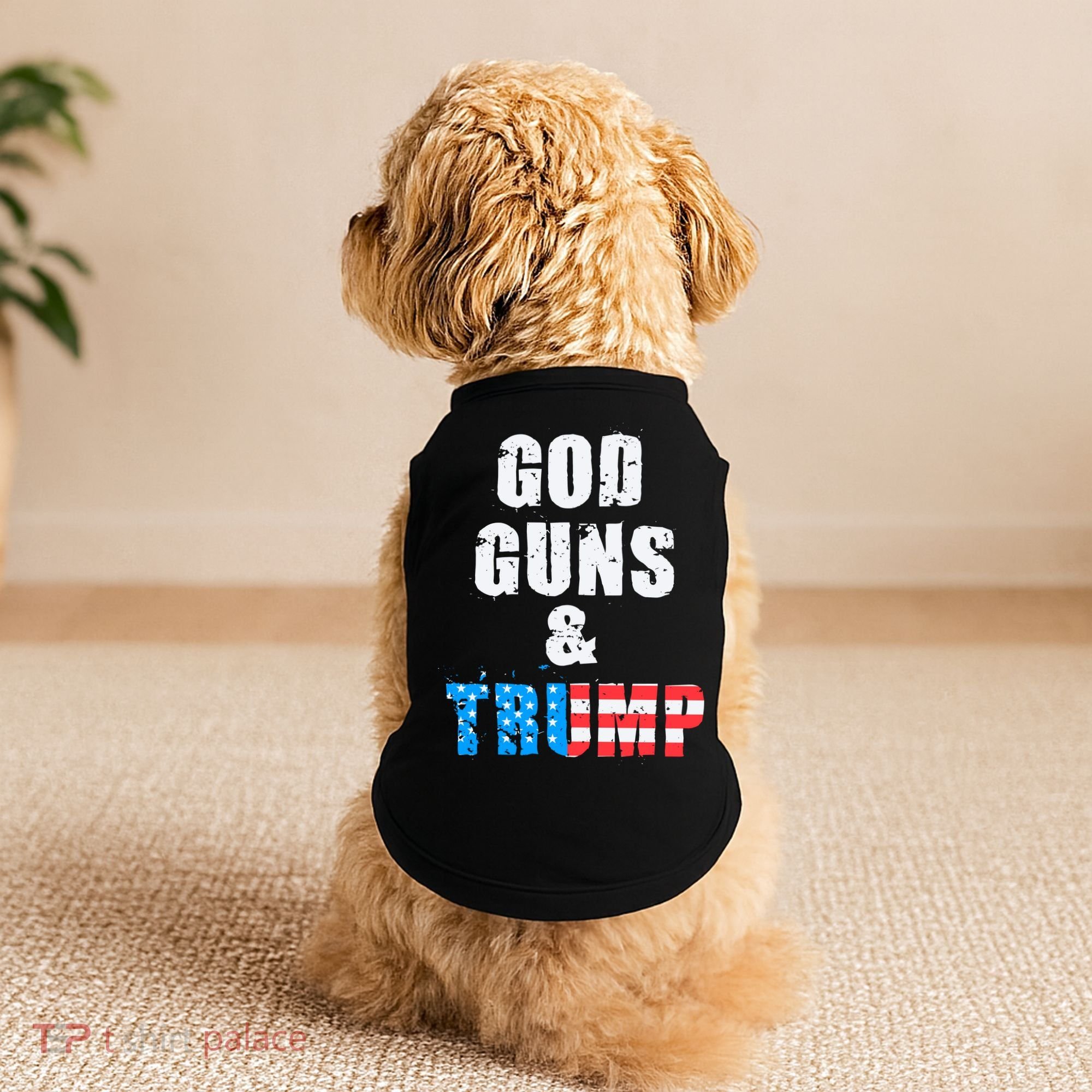 God Guns & Trump 2nd Amendment Doggie Tank