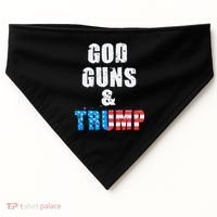 God Guns & Trump 2nd Amendment USA-Made Doggie Bandana thumb 0