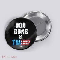 God Guns & Trump 2nd Amendment Button thumb 0
