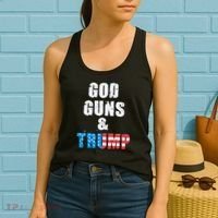 God Guns & Trump 2nd Amendment Women's Tank Top thumb 2
