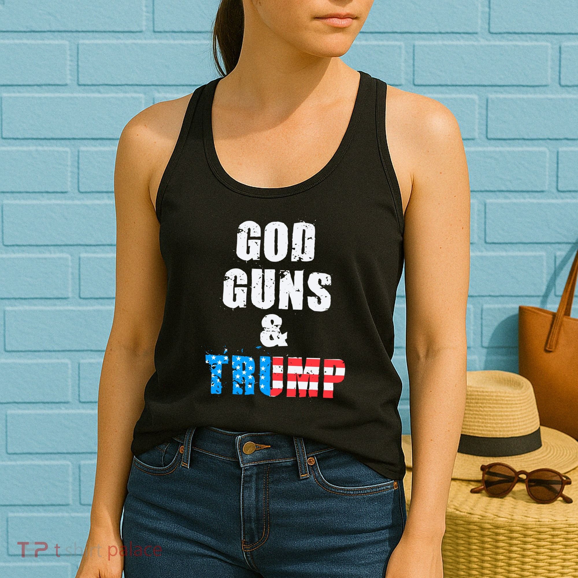 God Guns & Trump 2nd Amendment Women's Tank Top