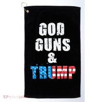 God Guns & Trump 2nd Amendment Golf Towel thumb 0