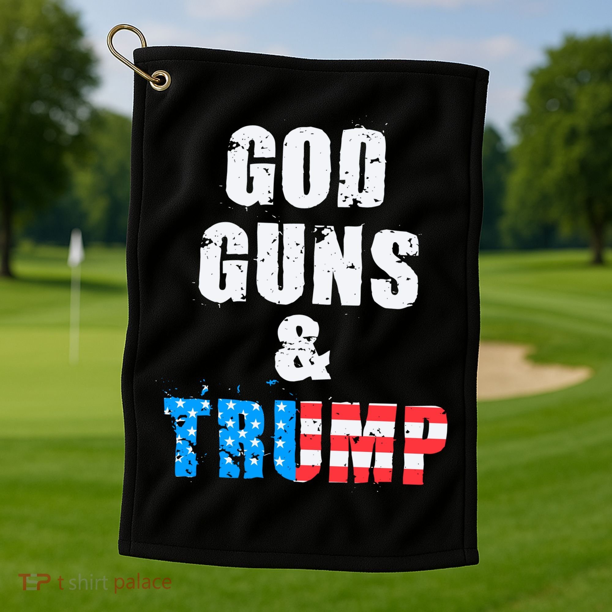 God Guns & Trump 2nd Amendment Golf Towel