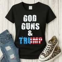 God Guns & Trump 2nd Amendment Women's T-Shirt thumb 3