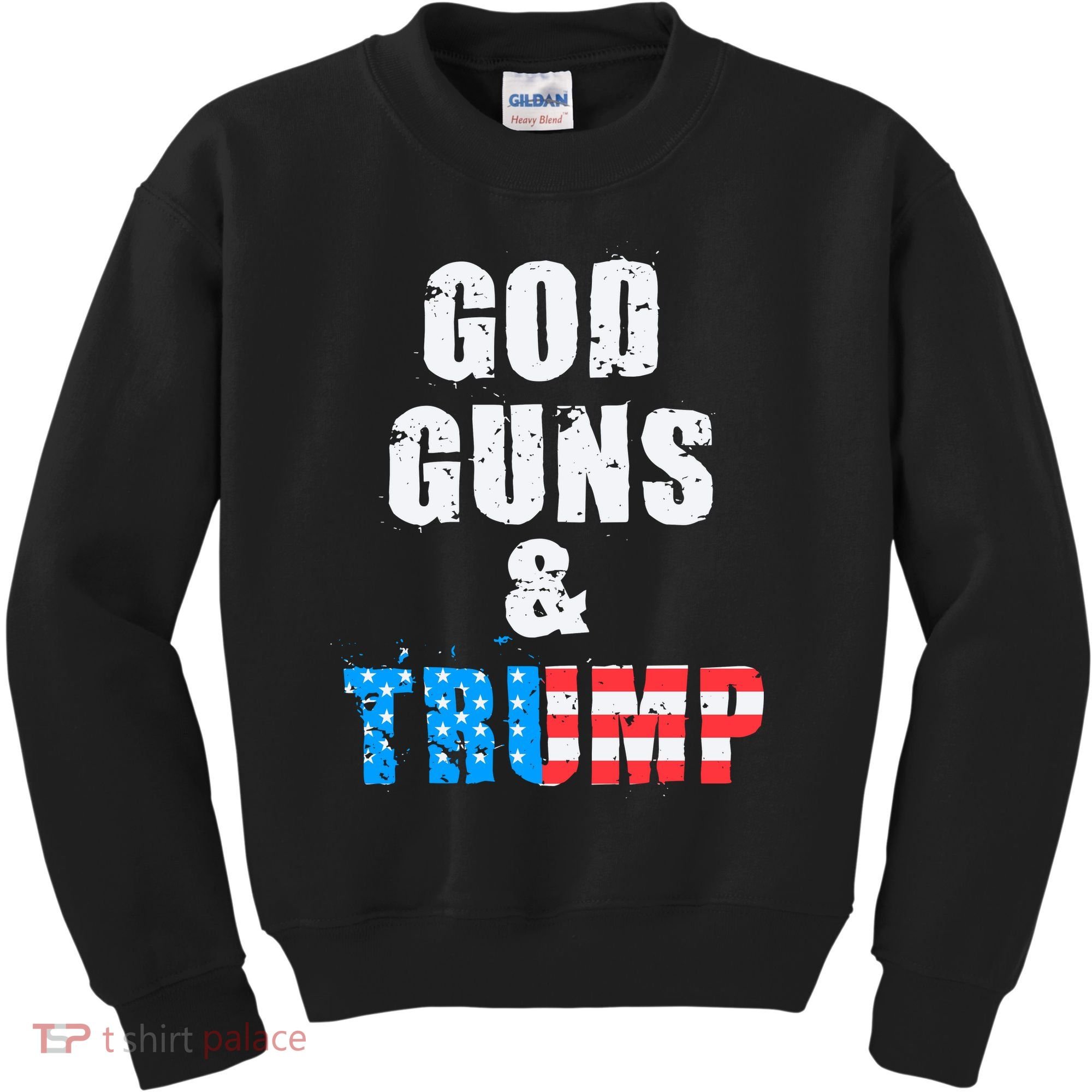 God Guns & Trump 2nd Amendment Kids Sweatshirt