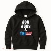 God Guns & Trump 2nd Amendment Kids Hoodie thumb 0