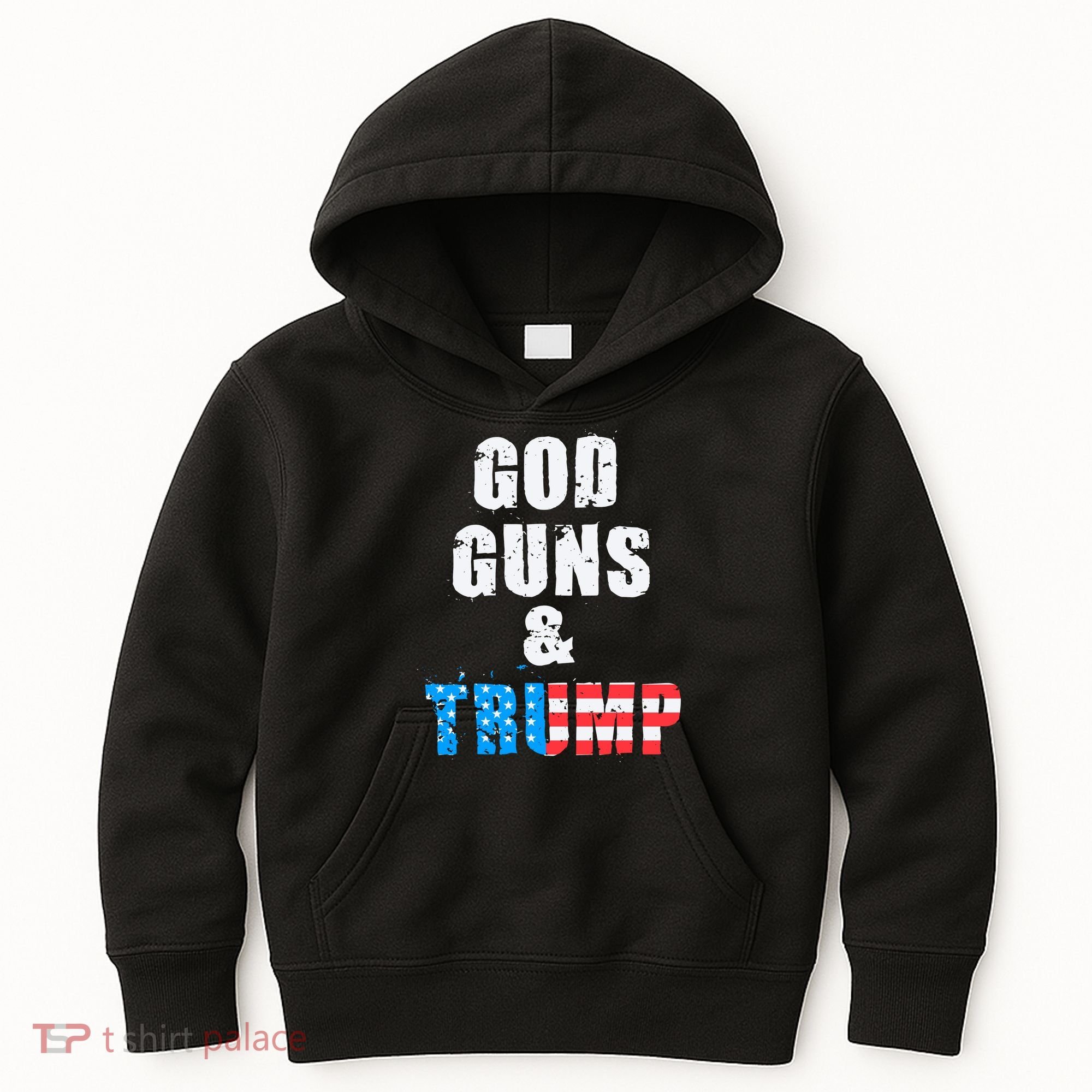 God Guns & Trump 2nd Amendment Kids Hoodie
