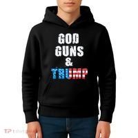 God Guns & Trump 2nd Amendment Kids Hoodie thumb 4