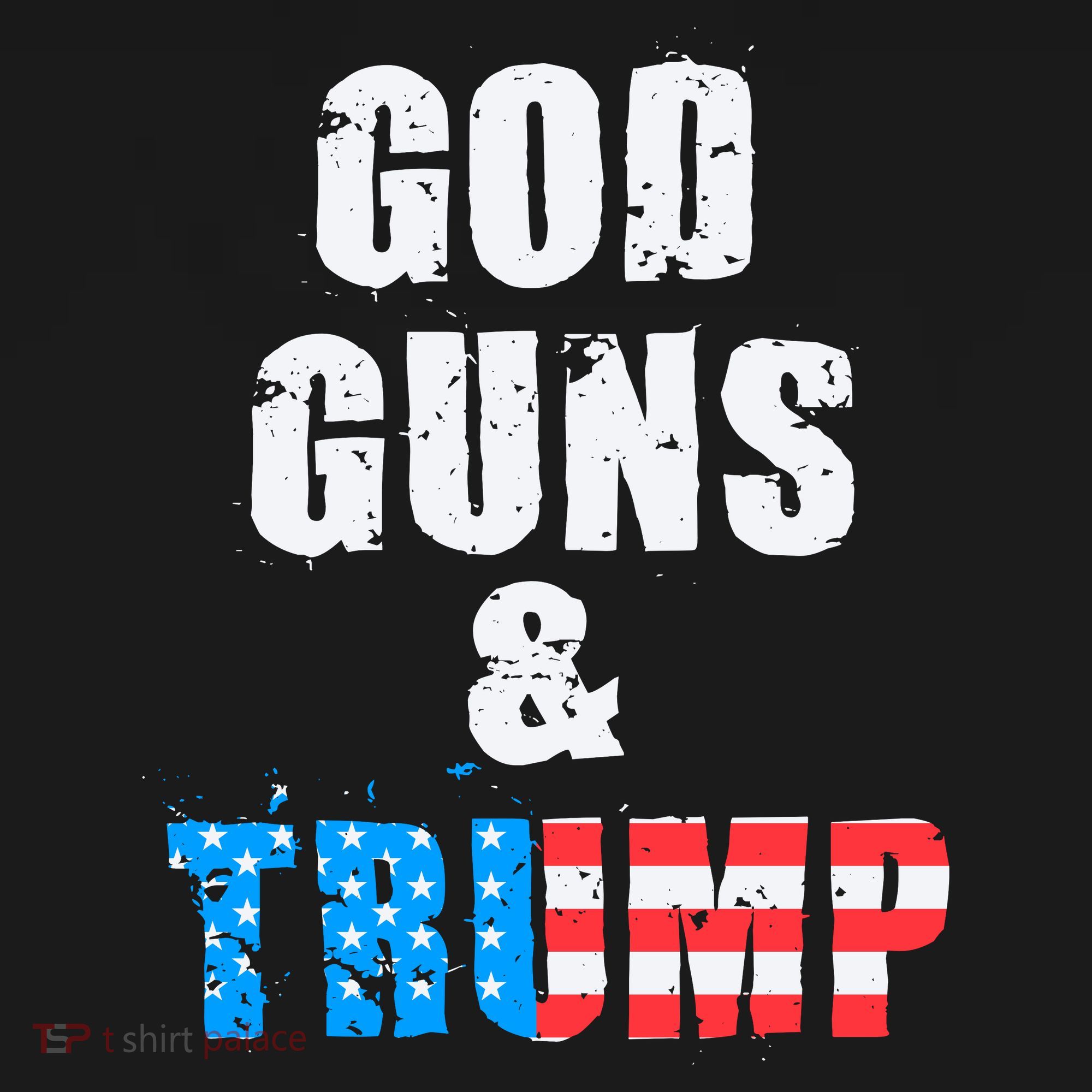 God Guns & Trump 2nd Amendment Kids Long Sleeve Shirt
