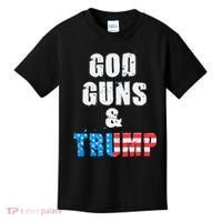 God Guns & Trump 2nd Amendment Kids T-Shirt thumb 0