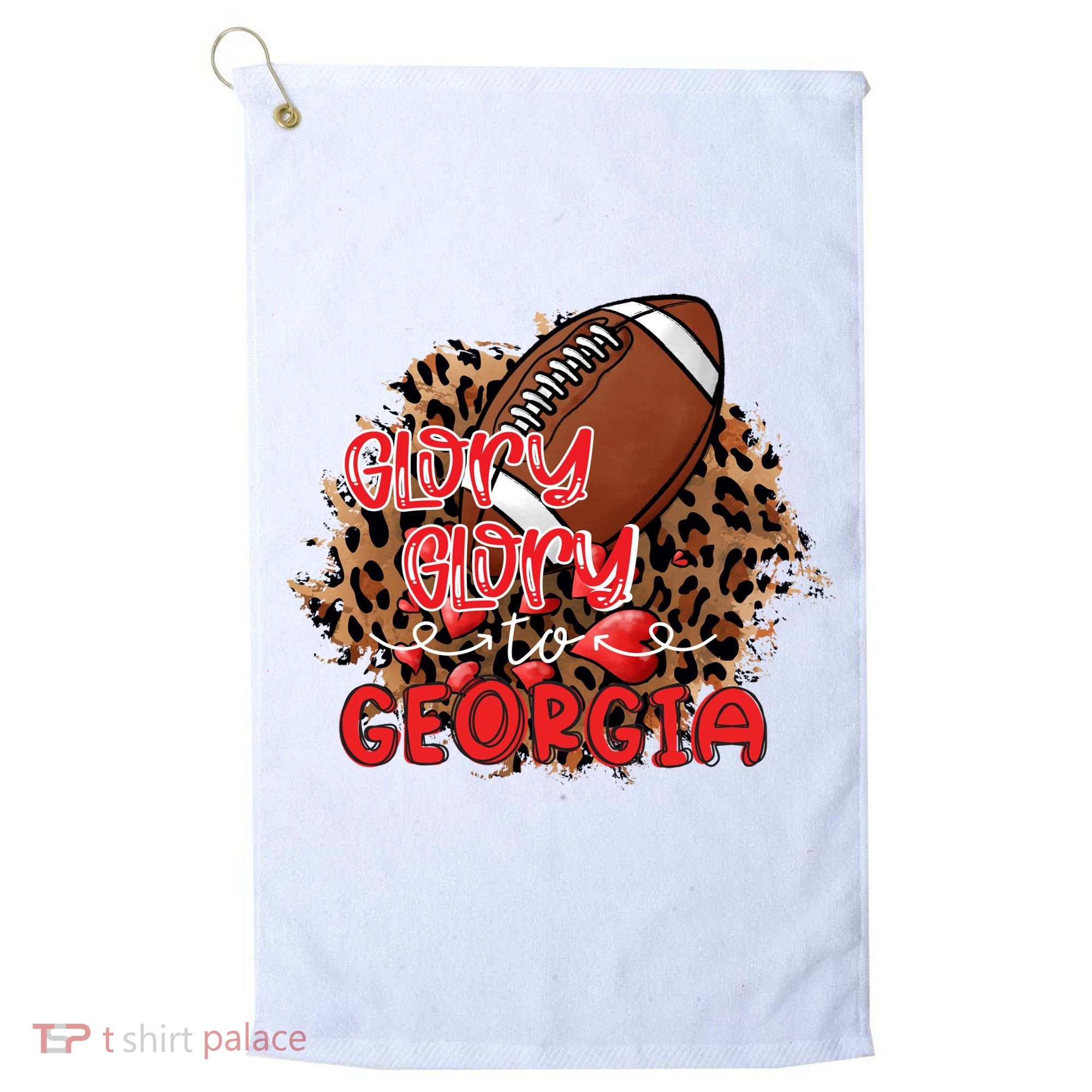 Glory Glory To Georgia Football Golf Towel
