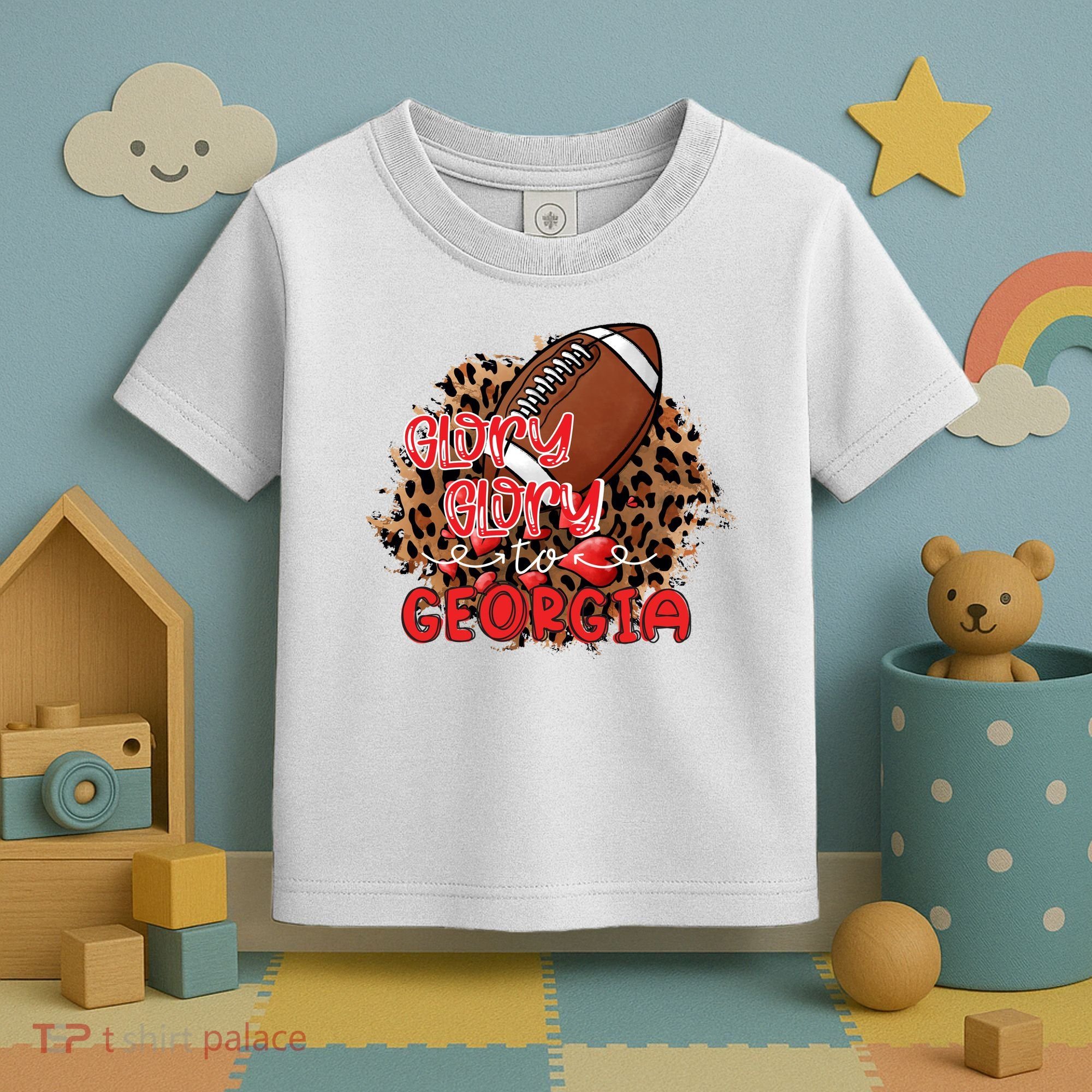 Glory Glory To Georgia Football Toddler T-Shirt