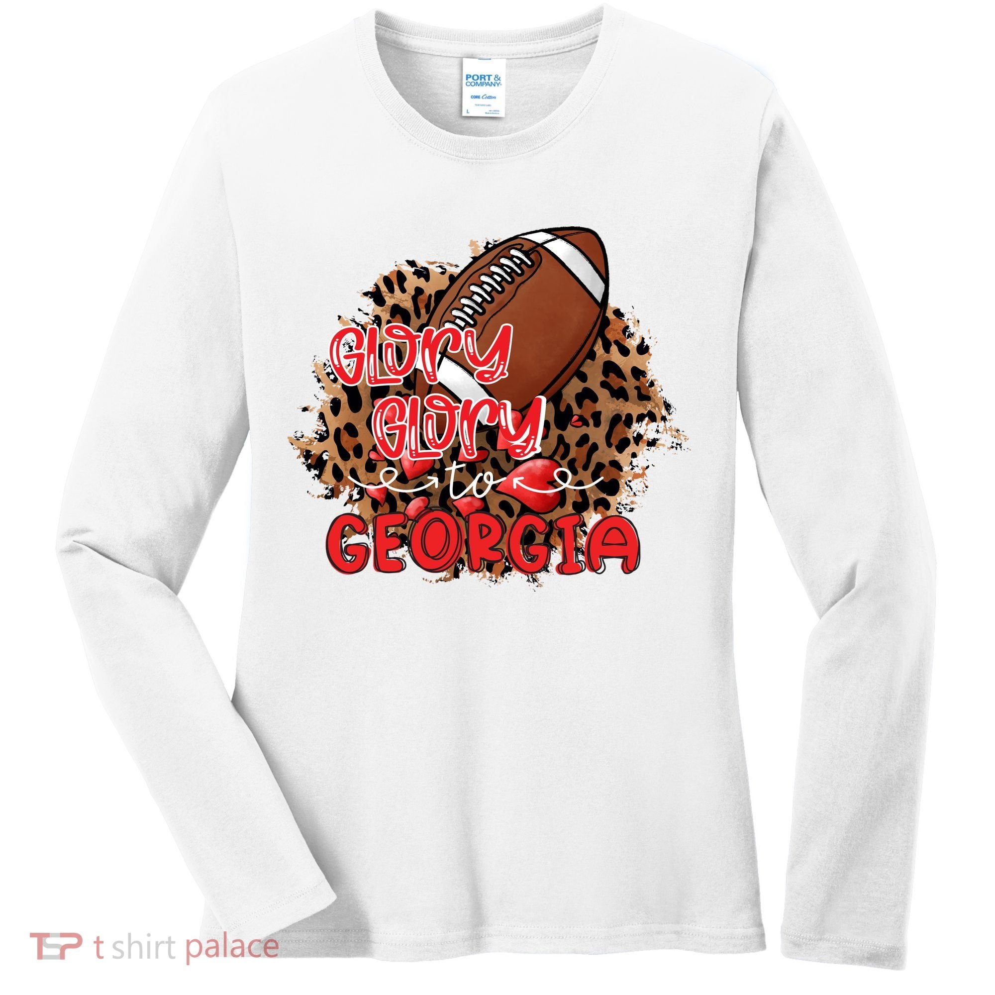 Glory Glory To Georgia Football Women's Long Sleeve Shirt