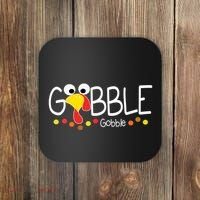 Gobble Gobble Thanksgiving Turkey Festive Coaster thumb 0