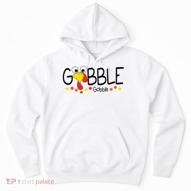 Gobble Gobble Thanksgiving Turkey Festive Hoodie