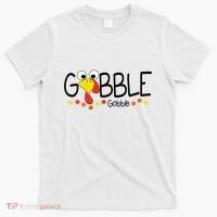Gobble Gobble Thanksgiving Turkey Festive T-Shirt thumb 0