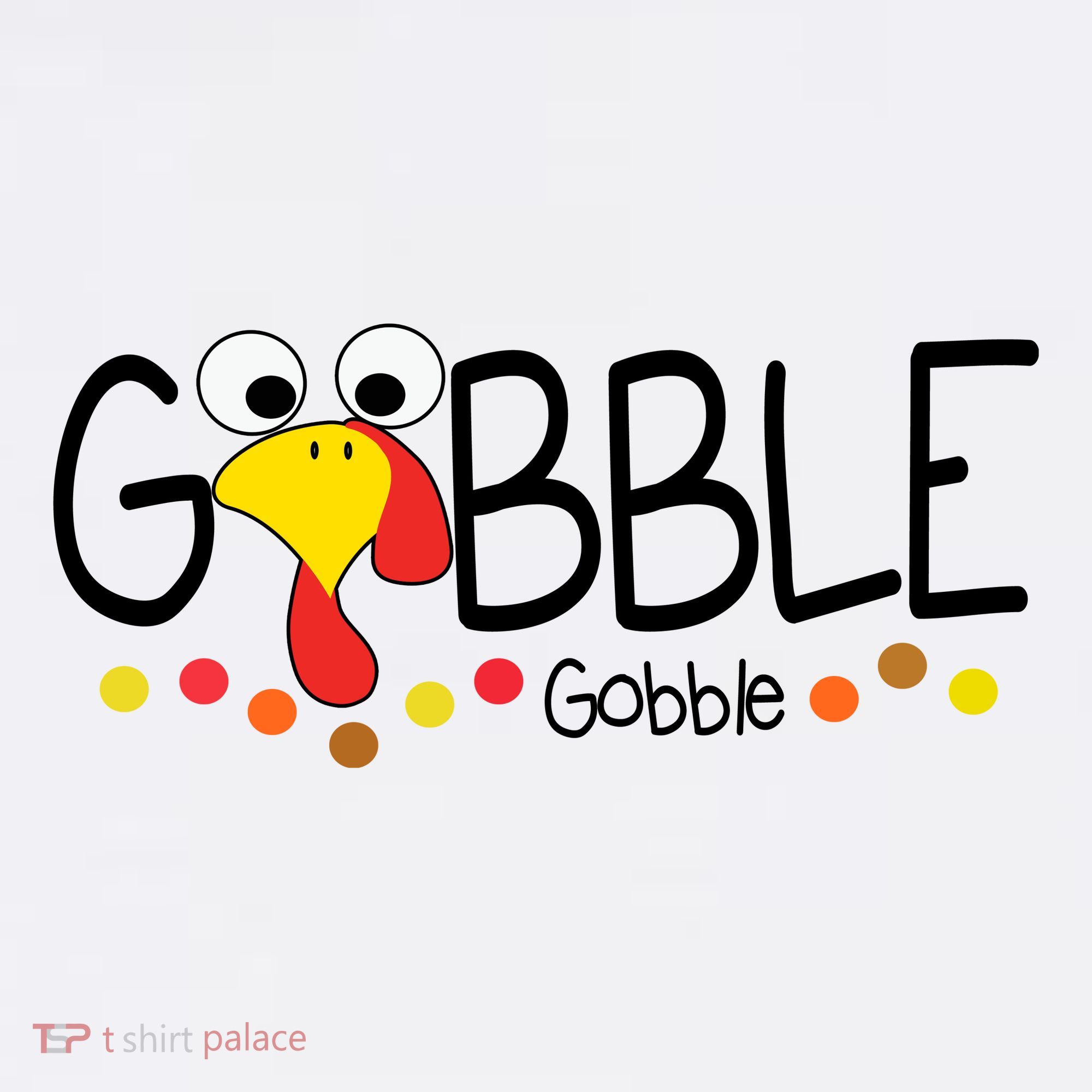 Gobble Gobble Thanksgiving Turkey Festive Women's Tank Top