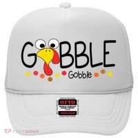 Gobble Gobble Thanksgiving Turkey Festive Hat thumb 0