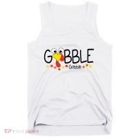 Gobble Gobble Thanksgiving Turkey Festive Tank Top thumb 0