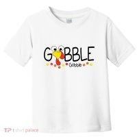 Gobble Gobble Thanksgiving Turkey Festive Toddler T-Shirt thumb 0