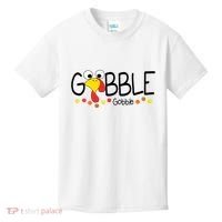 Gobble Gobble Thanksgiving Turkey Festive Kids T-Shirt thumb 0