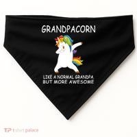 Grandpacorn Grandpa Unicorn USA-Made Doggie Bandana thumb 0