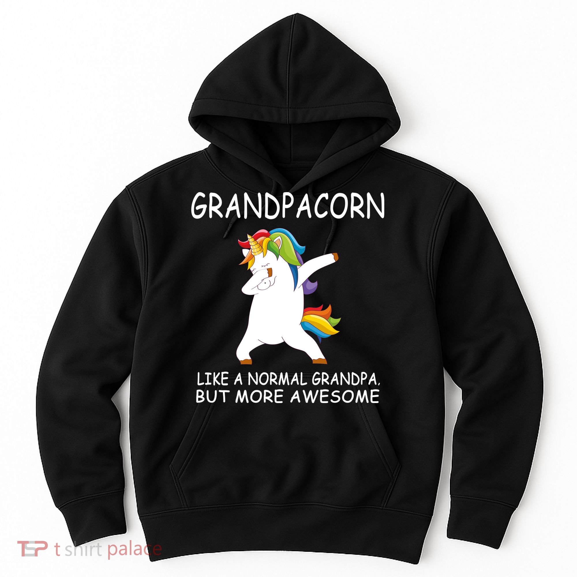 Grandpacorn Grandpa Unicorn Hoodie