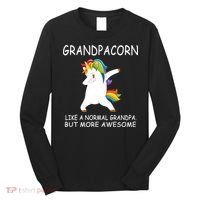 Grandpacorn Grandpa Unicorn Long Sleeve Shirt thumb 0