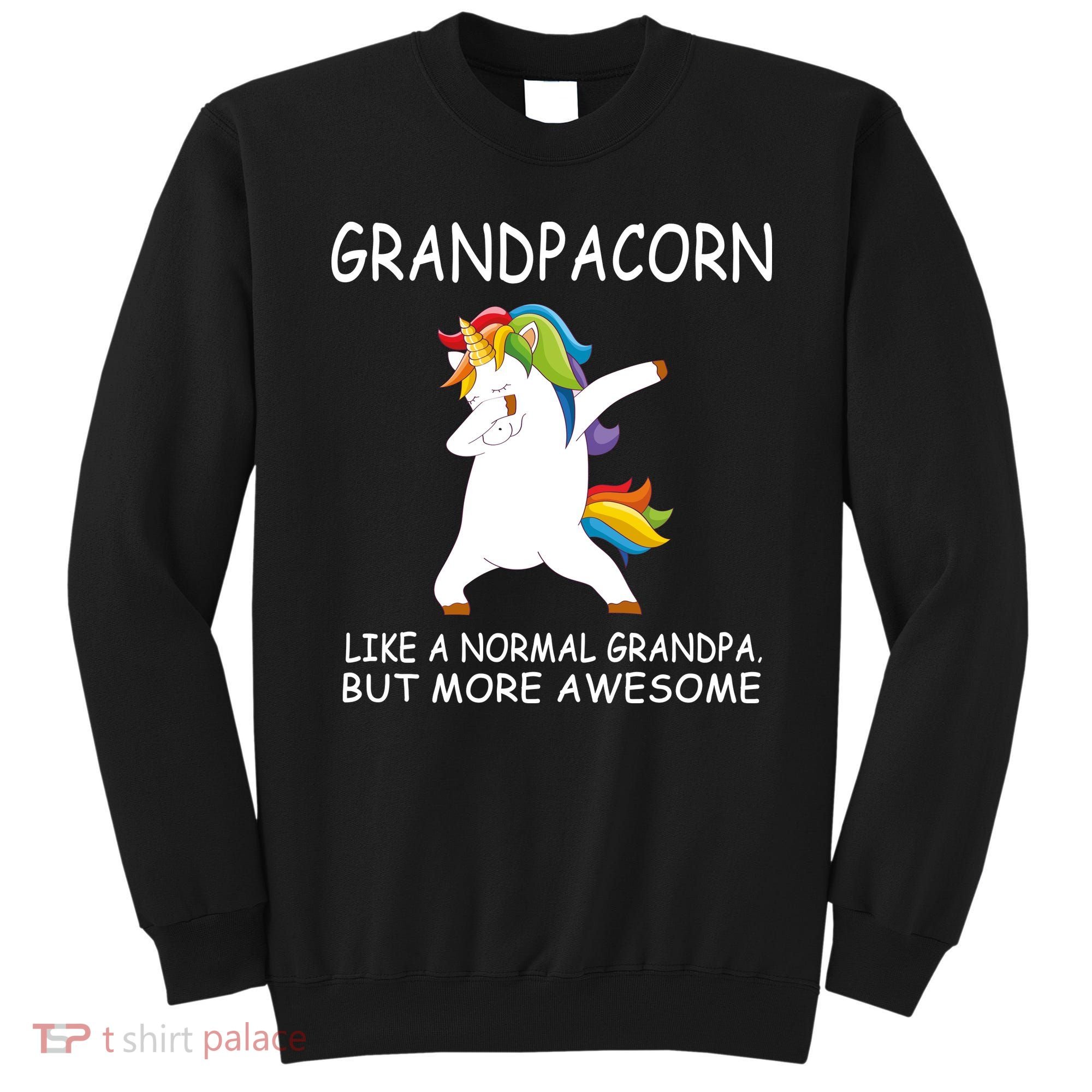 Grandpacorn Grandpa Unicorn Sweatshirt