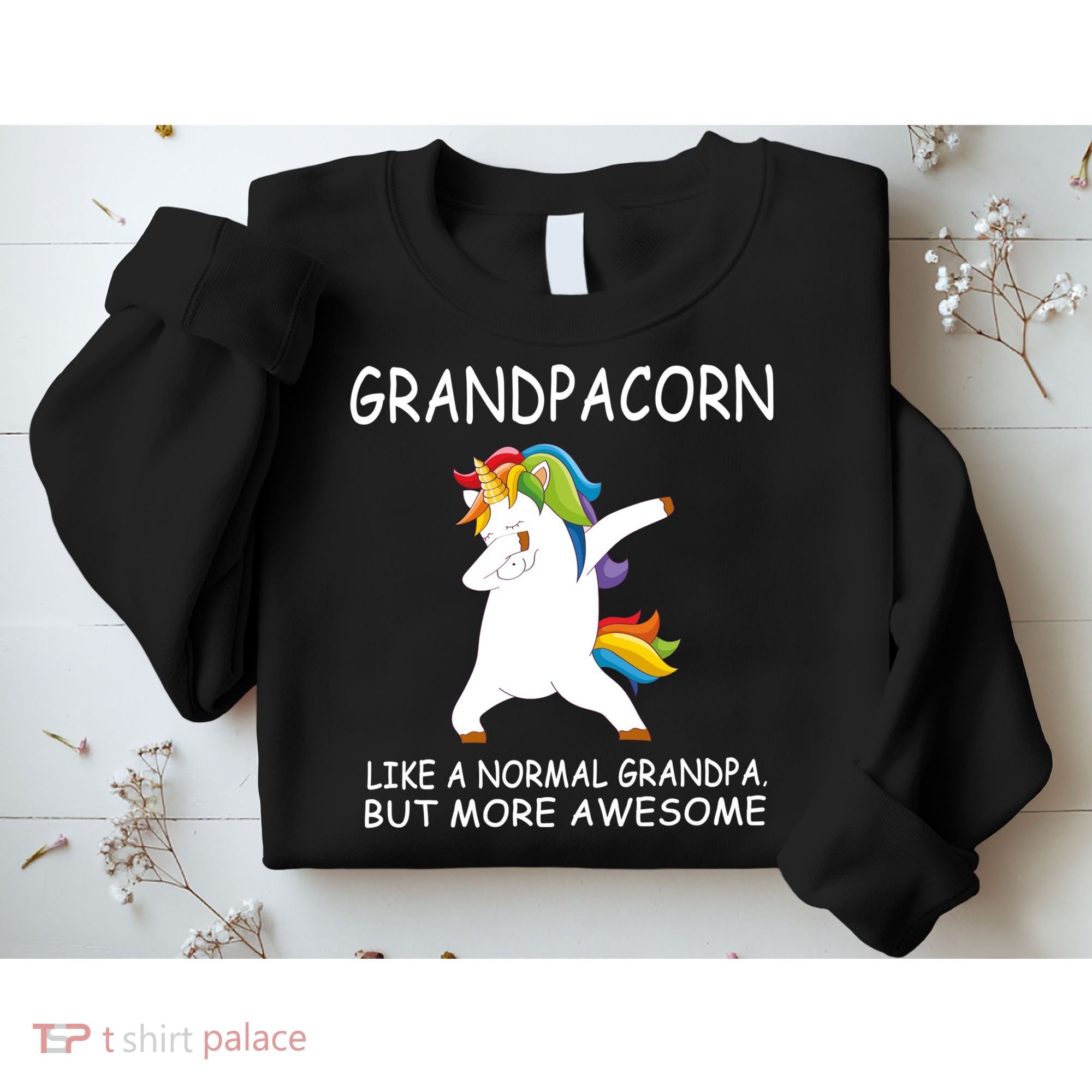 Grandpacorn Grandpa Unicorn Sweatshirt