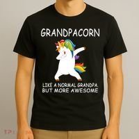 Grandpacorn Grandpa Unicorn T-Shirt thumb 3