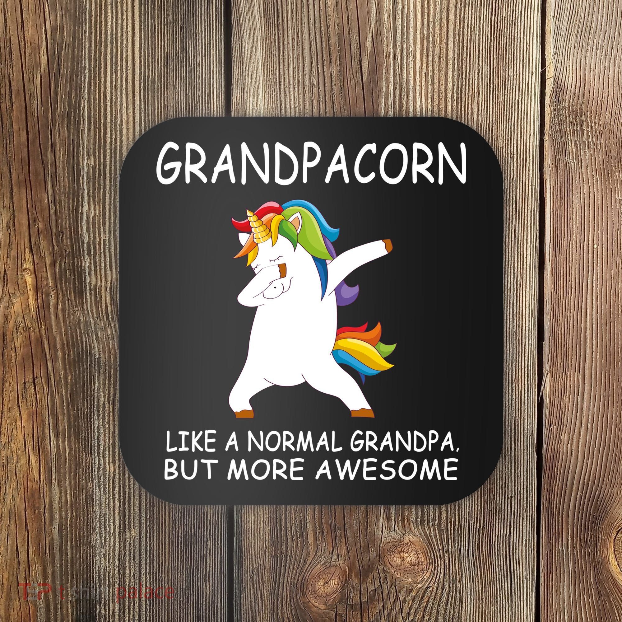 Grandpacorn Grandpa Unicorn Coaster