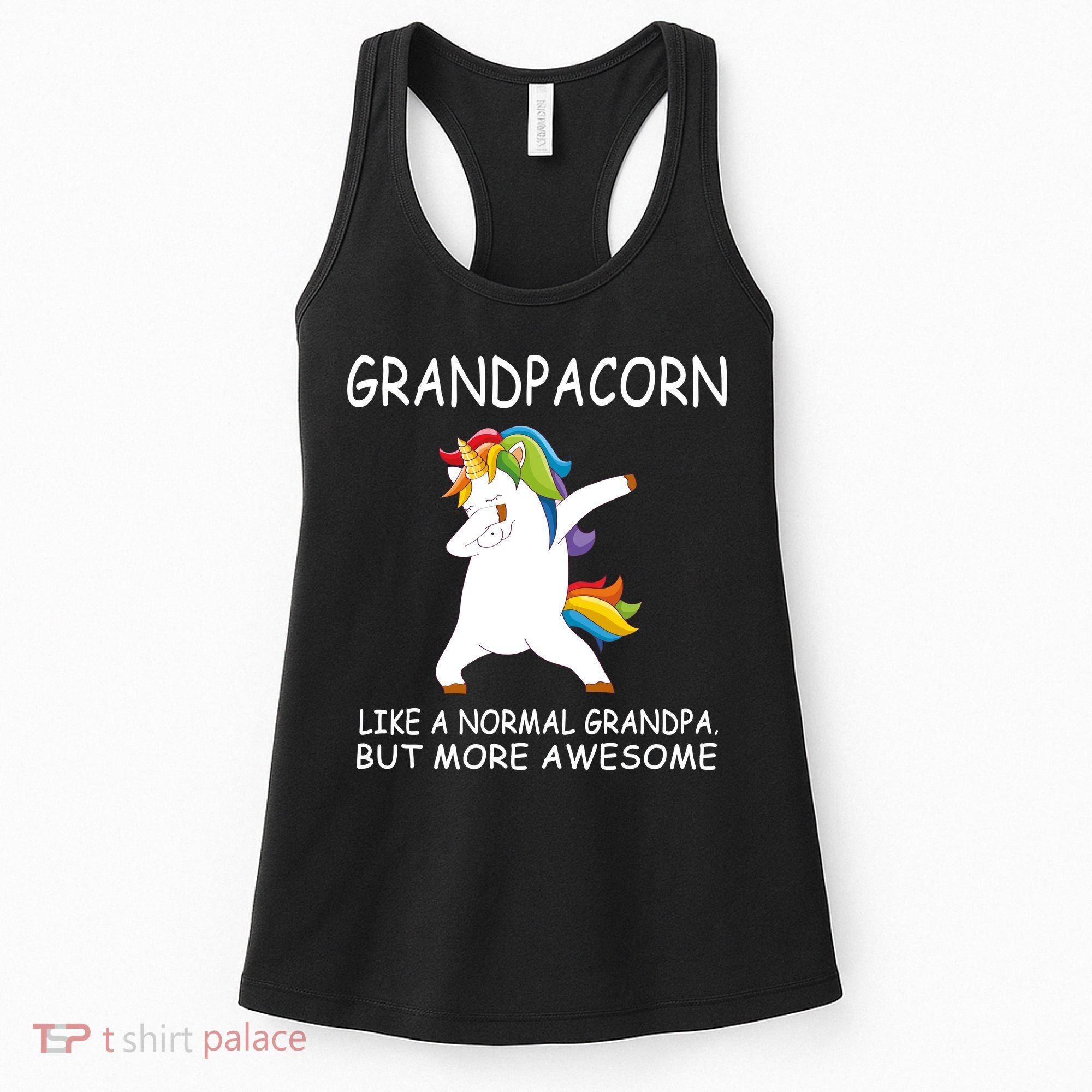 Grandpacorn Grandpa Unicorn Women's Tank Top