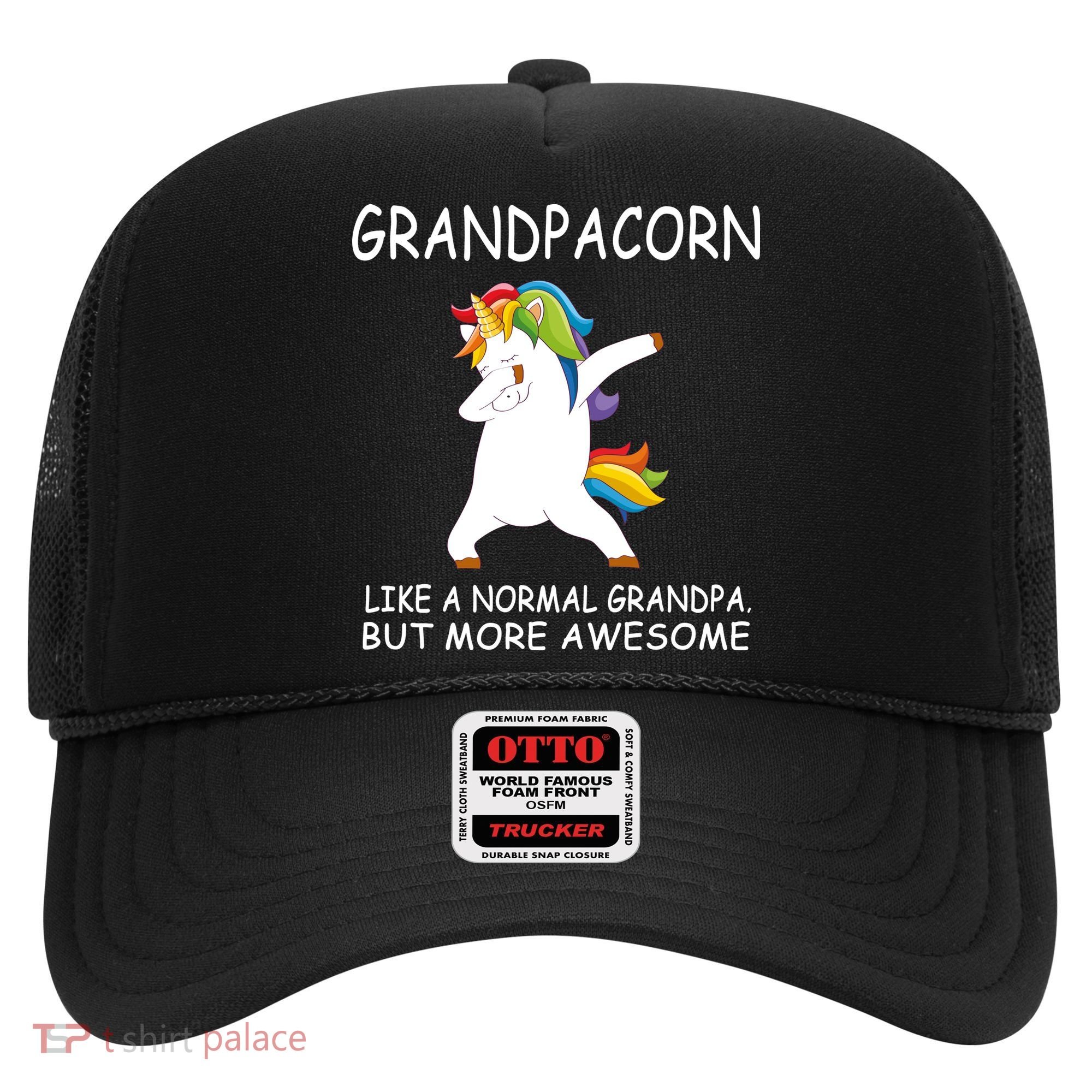 Grandpacorn Grandpa Unicorn Hat