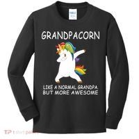 Grandpacorn Grandpa Unicorn Kids Long Sleeve Shirt thumb 0