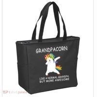 Grandpacorn Grandpa Unicorn Tote Bag thumb 2