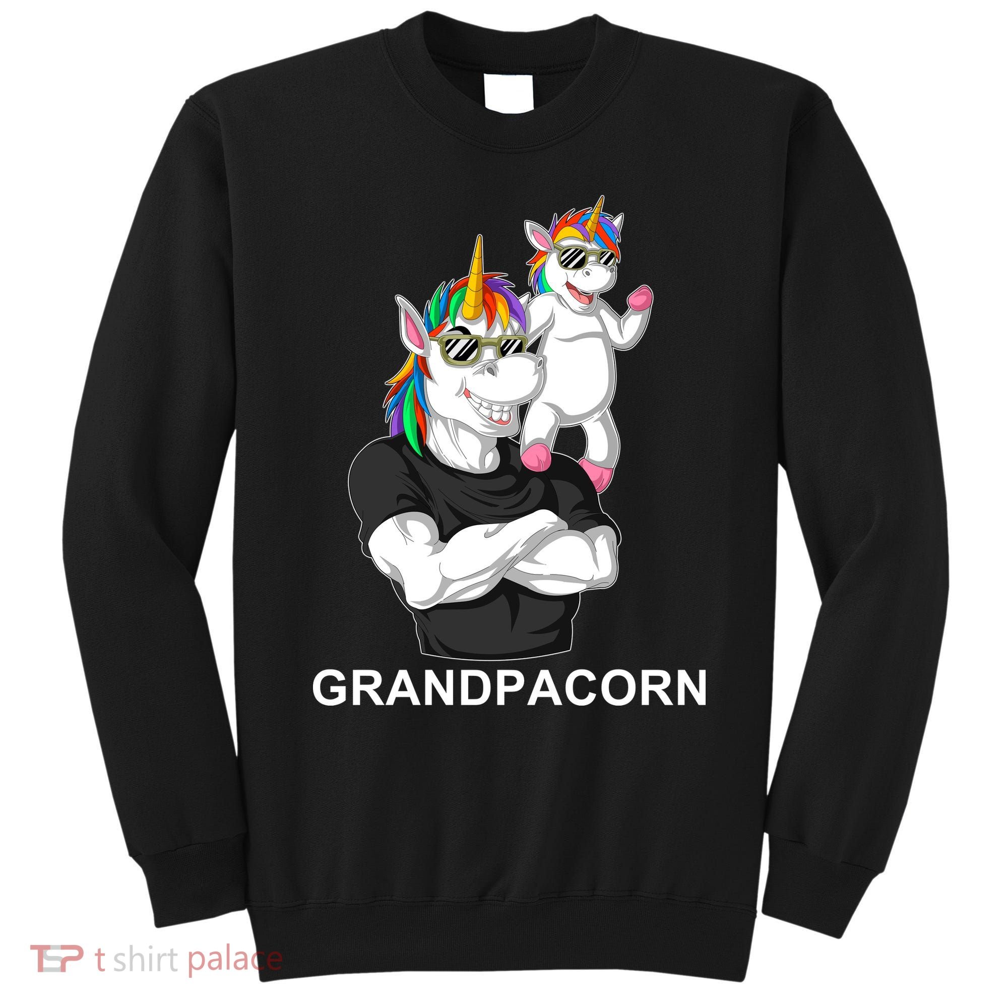 Grandpacorn Grandpa Unicorn Sweatshirt