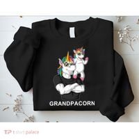 Grandpacorn Grandpa Unicorn Sweatshirt thumb 2