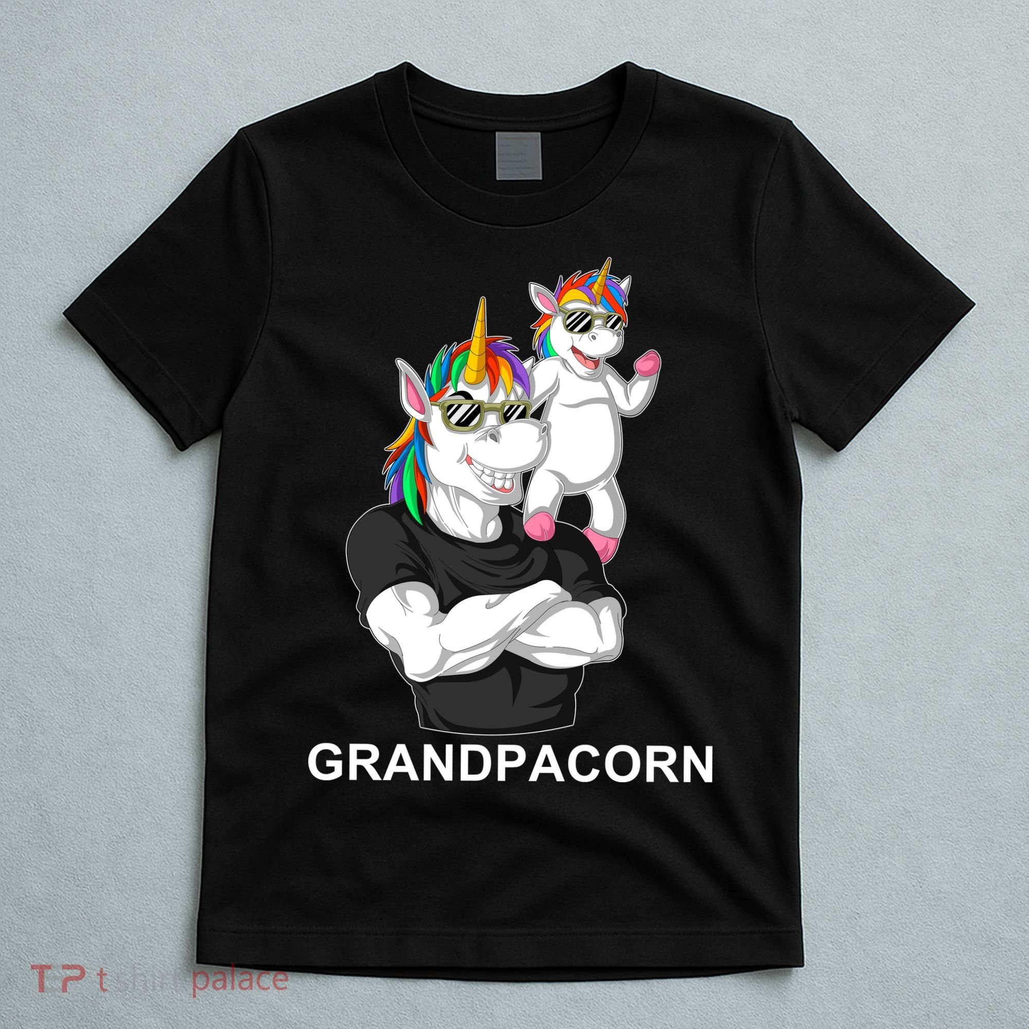 Grandpacorn Grandpa Unicorn T-Shirt