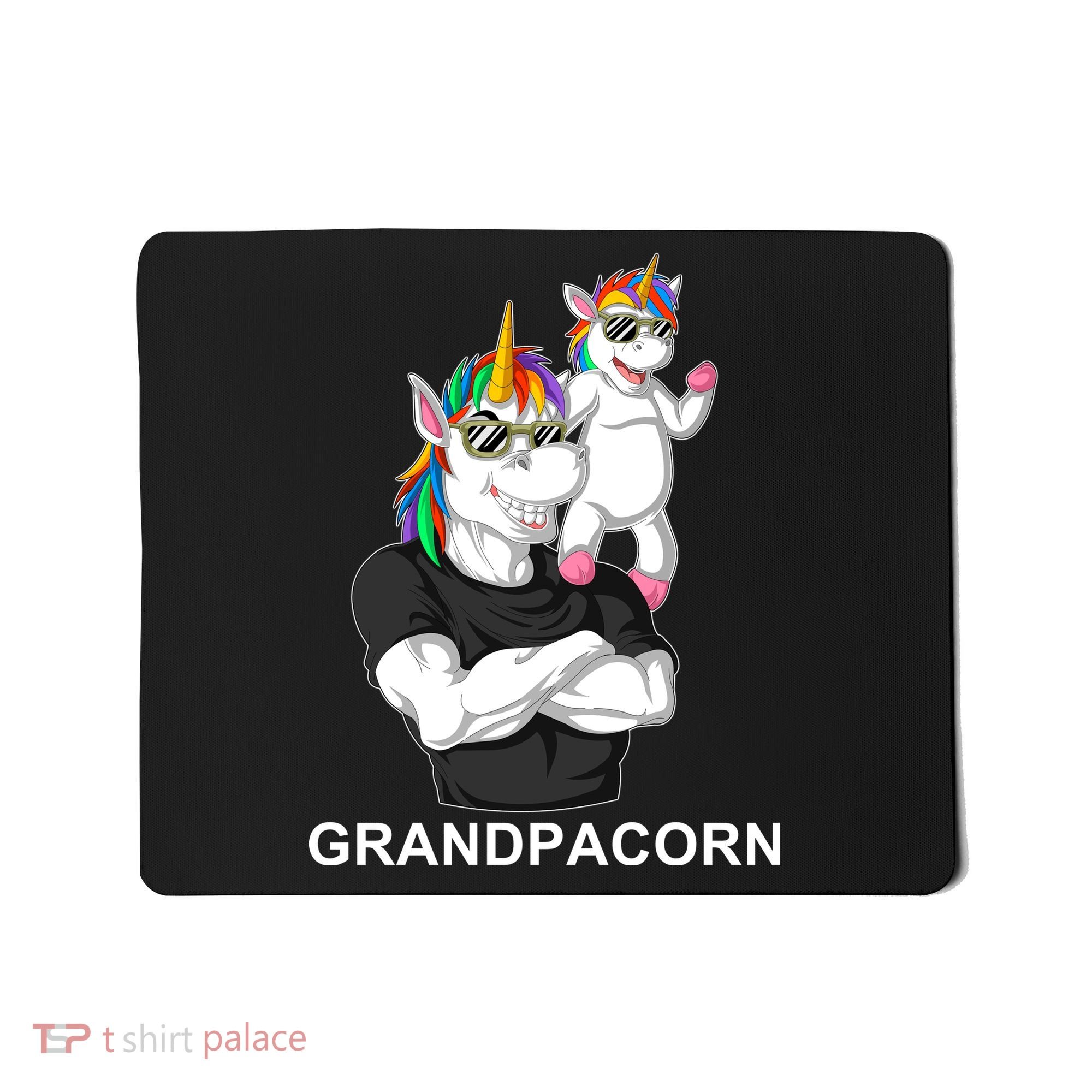 Grandpacorn Grandpa Unicorn Mousepad