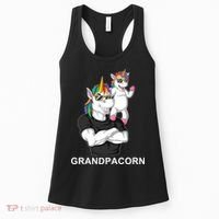 Grandpacorn Grandpa Unicorn Women's Tank Top thumb 0