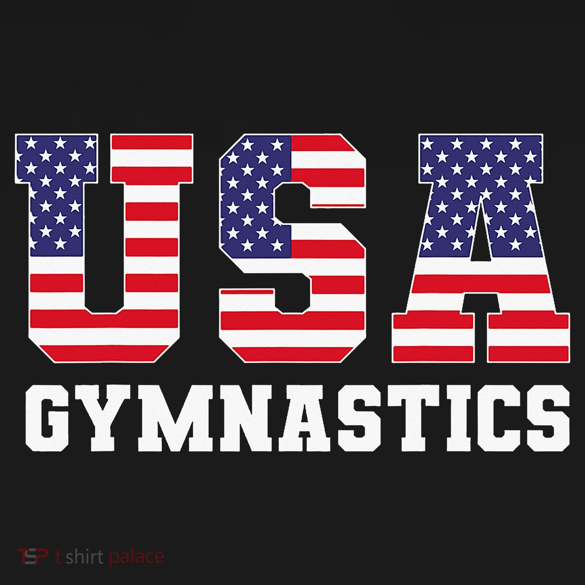 Gymnast Gymnastics Usa American Flag 4th Of July T-Shirt