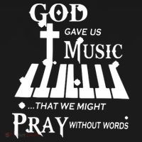 God Gave Us Music That We Might Pray Without Words Ornament thumb 1