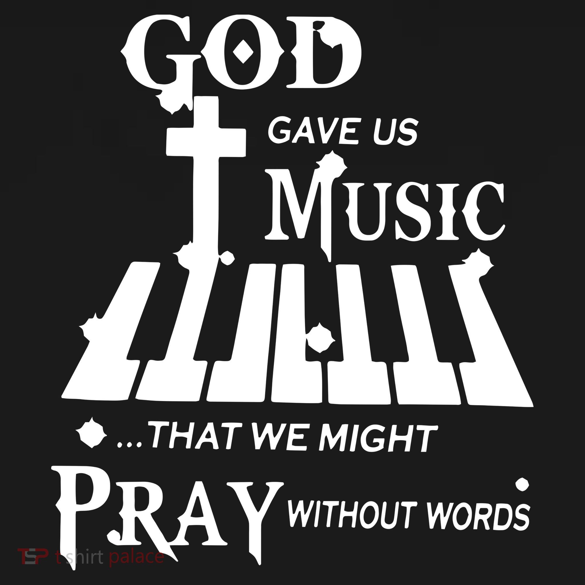 God Gave Us Music That We Might Pray Without Words Ornament
